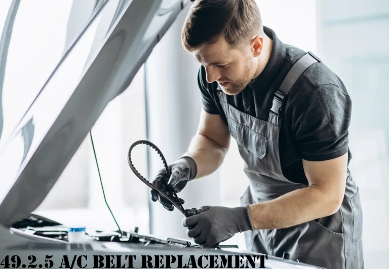 49.2.5 a/c belt replacement