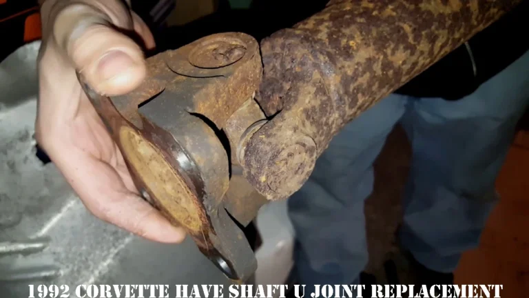 1992 corvette have shaft u joint replacement